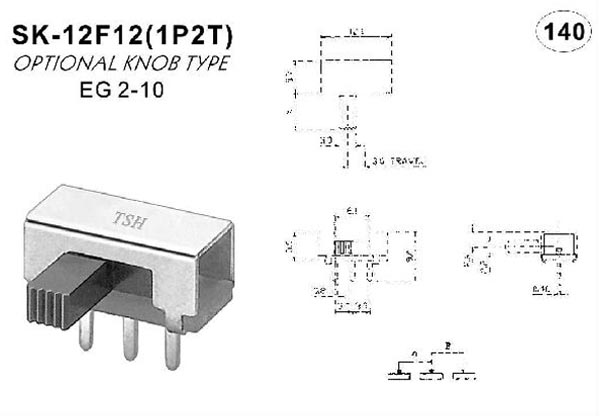 Horizontal Slide Switch manufacturer