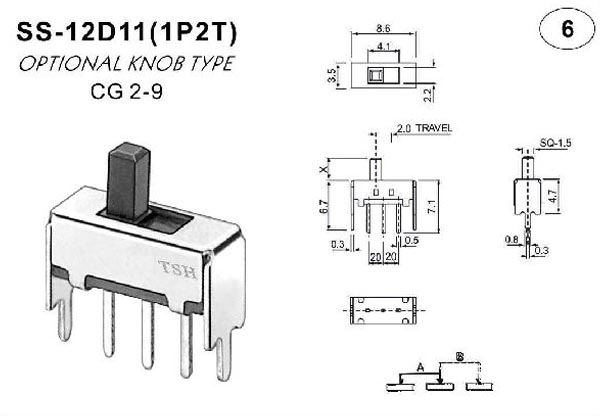 Nhà sản xuất Công Tắc Trượt thẳng